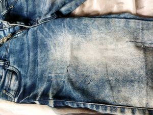 Acid Wash Denim Jeans