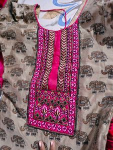 Elephant Print Kurta set