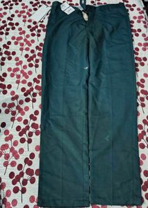 Men's Green Straight Pants