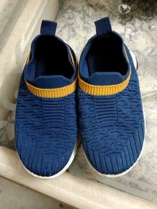 Blue & Yellow Baby Shoes