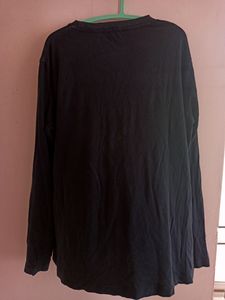 BOSSINI Original Navy Blue Men Full Sleeved T Shirt