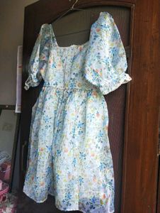 Organza Floral Midi