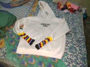 Women Loose Imported Hoody Winter Top