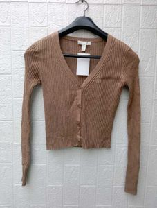 New with tag Pinterest Chic Brown Knit Cardigan