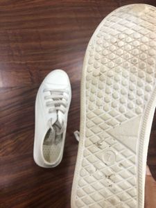 White Casual Shoes UK7