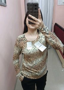 Tiger Print Top