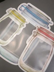 Bottle Shaped Pouches With Zipper
