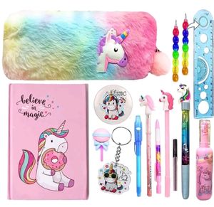 Unicorn Pouch Combo For Kids Stationery Diary