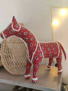 Red Horse Plush Toy