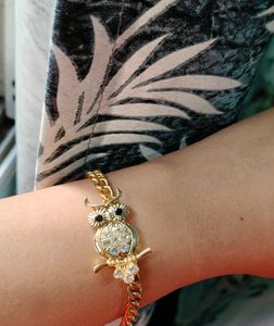 Savana Owl Charm Bracelet
