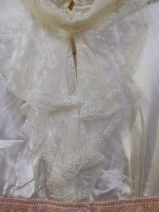 Vintage Lace Ruffle Dress