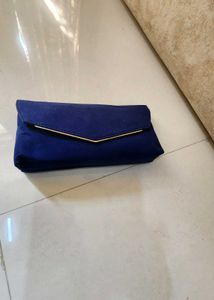 Dorothy Perkins Elegant Blue Clutch