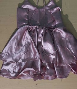 Short Satin Frock