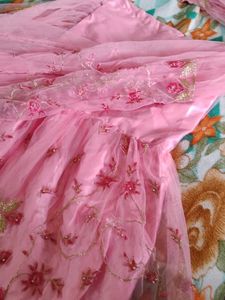 Lehenga Saree in pink colour