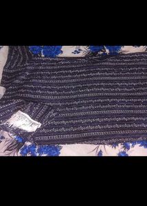 blue kurta for women