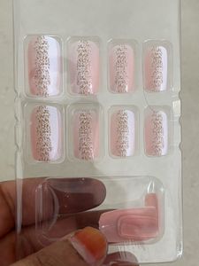 Fantasy Pink Heart Press-On Nails