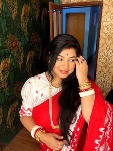 Lace work Embroidery Cotton Jamdani Saree &amp; Blouse