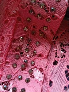 Pink Lace Shrug