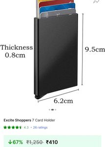 RFID wallet For Men And Women Both