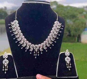 Alloy Gold Plated Jewel Set