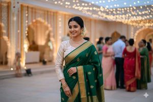 Floral Brocade Blouse