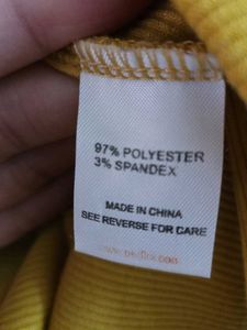 Mustard Ruffle Sleeve Dress