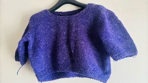 Purple Knit Sweater