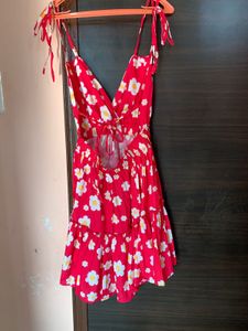 Red Floral Sundress