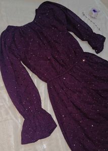 Elegant Purple Maxi Dress