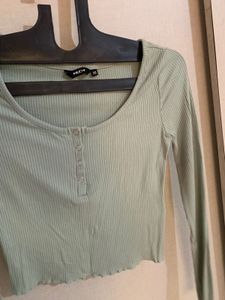 Cute Sage Green Top