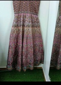 SILK WEDDING GOWN WITH DUPATTA