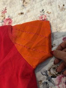 Red Saree Blouse