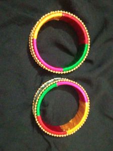 mirror work bangles