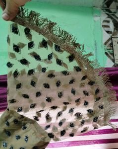 Short Net Frock With Trouser Nd Dupatta