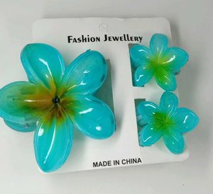 Flower Hair Clip Set