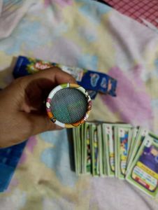 Combo Of Ben10 Cards, Harmonica, Kaleidoscope