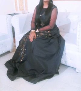 Wine Colour Gown