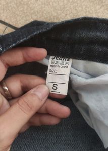 Blue Wide leg Jeans (High Waist)