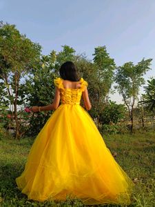 Princess 👑 Yellow 💛 Gown For You 🌹
