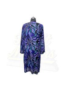 Elegant Blue Long Dress
