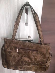 Vintage Floral Print Purse New Without Tag.