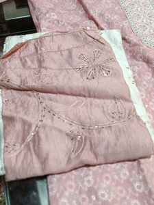 Elegant Pink Embroidered Kurta Set