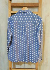 Crey Printed Shirt Size-36-M