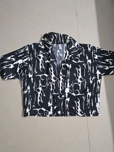Black & White Patterned Shirt