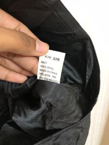 Black Wool Waistcoat