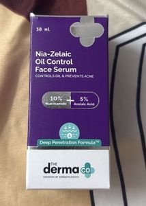 Nia Zelaic oil control face serum