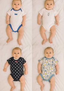 5 Set Of New Born Baby Bodysuit Romper