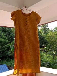 Mustard Kurti For Women