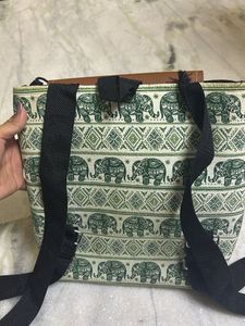 Ethnic Print Backpack