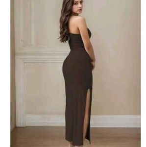 Sleek Black Maxi Dress